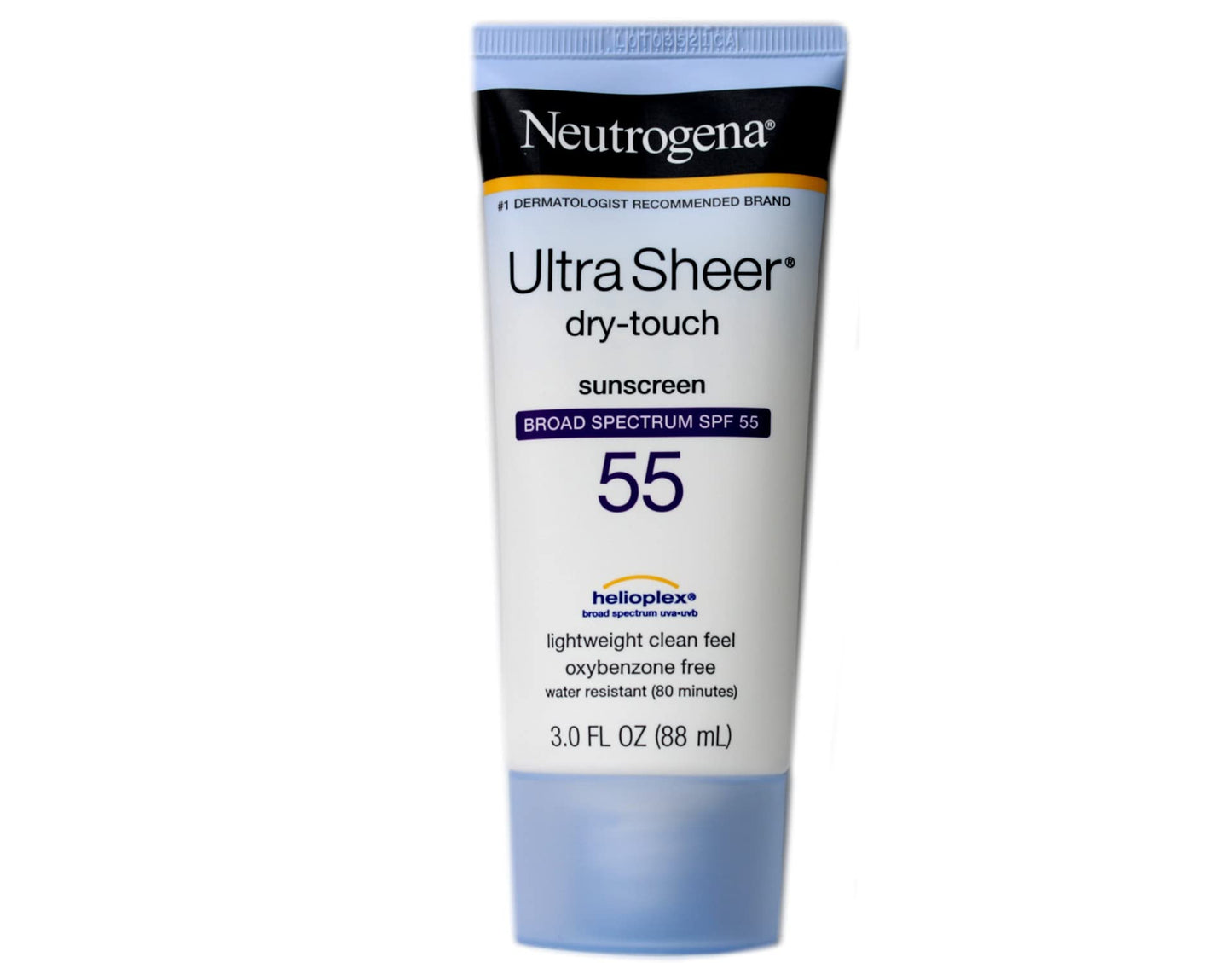 utrogena، کرم ضد آفتاب لمسی بسیار شفاف، SPF 55