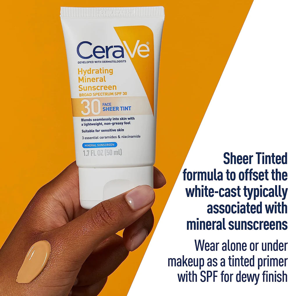 CeraVe Tinted Sunscreen with SPF 30