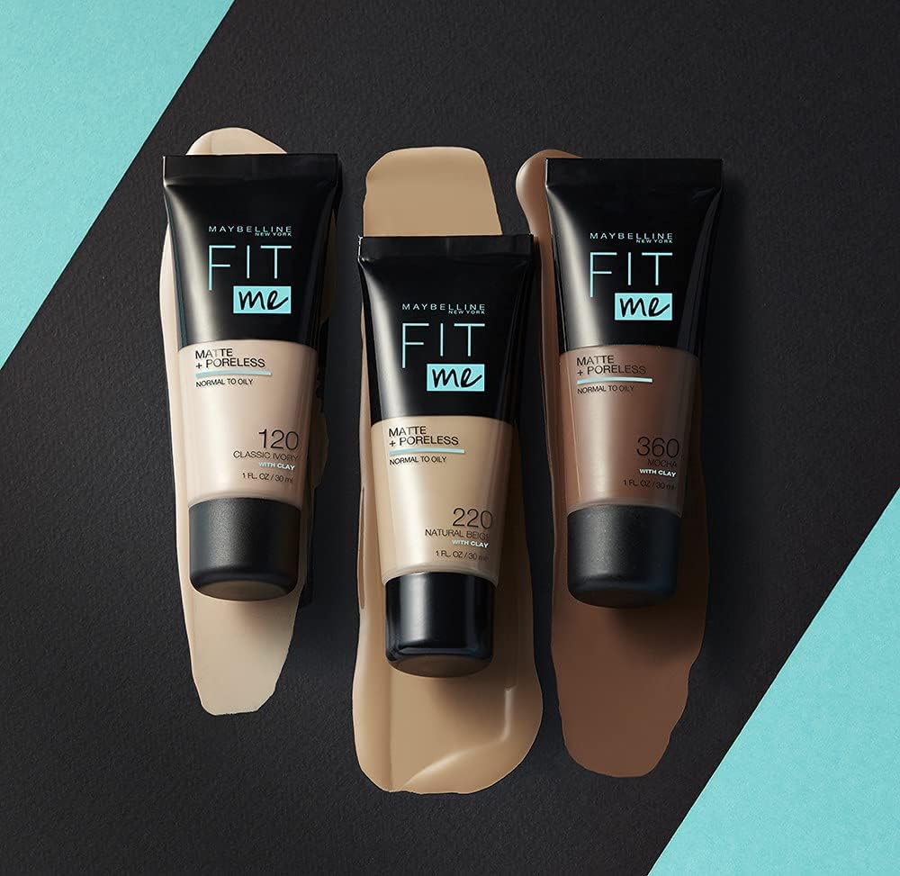 فونداسیون مات و بدون منافذ Maybelline Fit Me